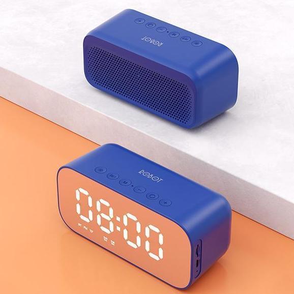 Robot RB560 Alarm Clock Bluetooth Speaker LED Display Jam Meja Digital