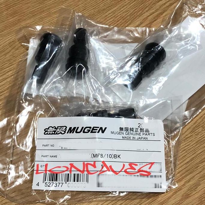 '' ORIGINAL MUGEN AIR VALVE BLACK PENTIL VELG MF8 MF10 MUGEN GP - 4PCS *