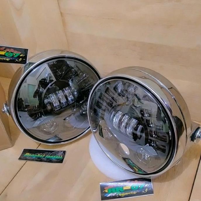 FYP LAMPU DAYMAKER 7 INC PNP NINJA R SS LAMPU DAYMAKER SET RING BATOK KAWASAKI NINJA ORIGINAL *