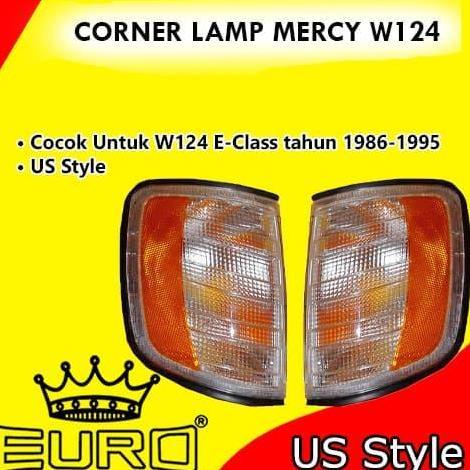 Euro Corner Lamp Lampu Sein Mobil Mercy W124 Us Style