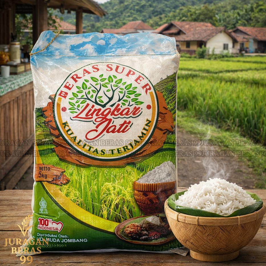 Stokready Beras Lingkar Jati 5Kg Kualitas Premium