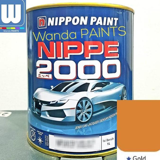 Jos- Gold/Emas Cat Duco - Nippe 2000 Duco Paint 1Kg - Nippon Paint