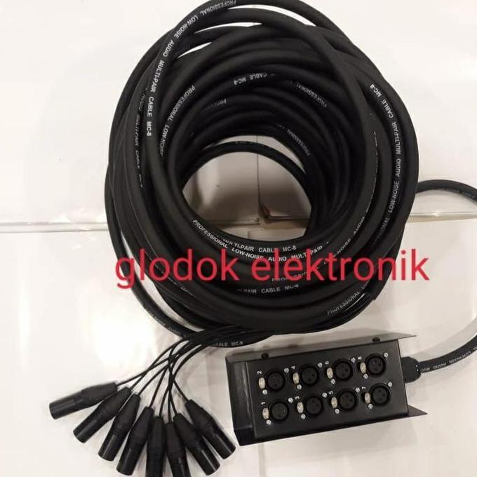 Kabel Snake 8Ch 30M Cable Snake 8 Ch Plus Box