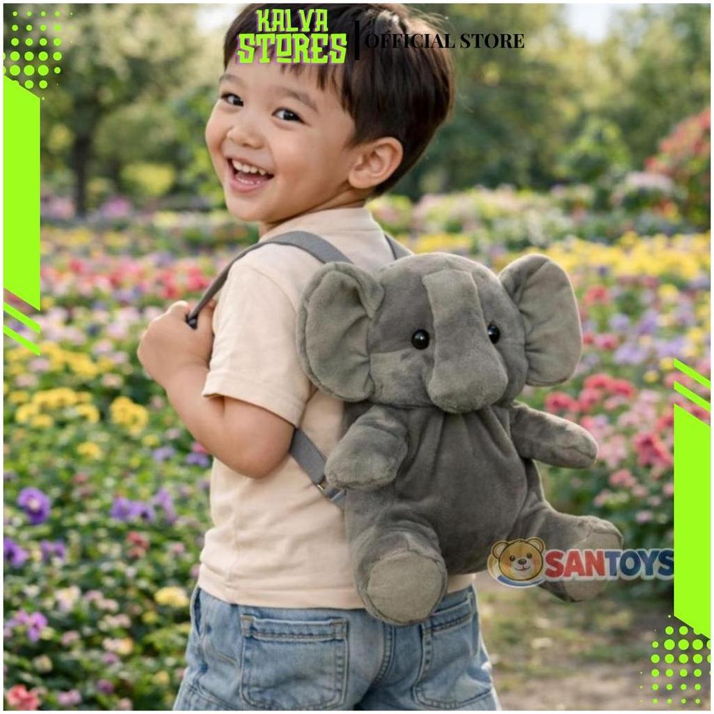 Tas Ransel Boneka Tirex Untuk Anak Bahan Bulu Lembut Premium GD Termurah
