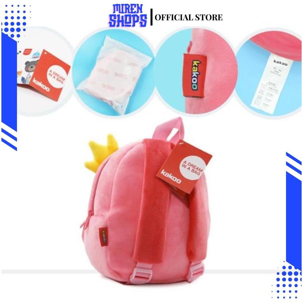 KAKOO BAG RANSEL ANAK KARAKTER GAJAH  BERKUALITAS REAL PICT ORIGINAL. GD Gratis Ongkir