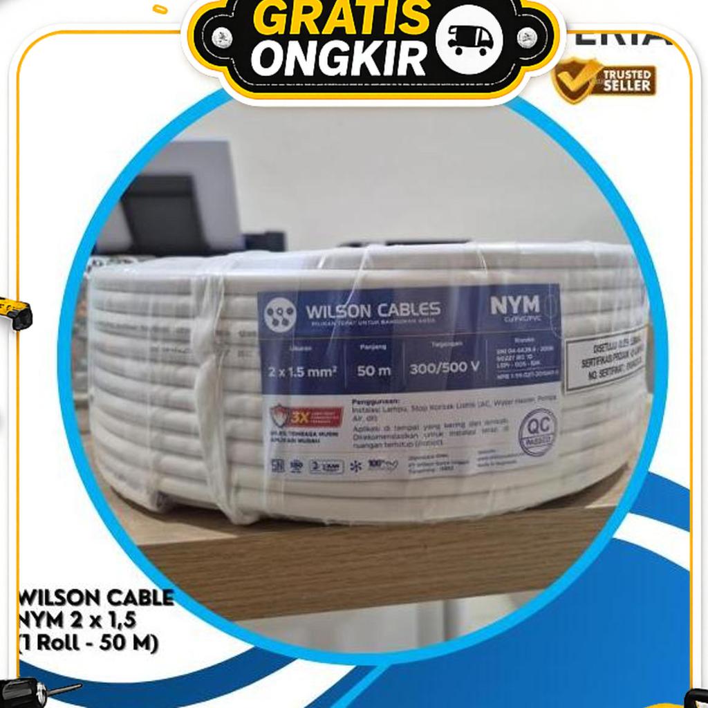 Kabel Wilson Nym 2X1.5 Kabel Wilson Ori Kabel Nym Premium Ori Kabel Listrik Wilson