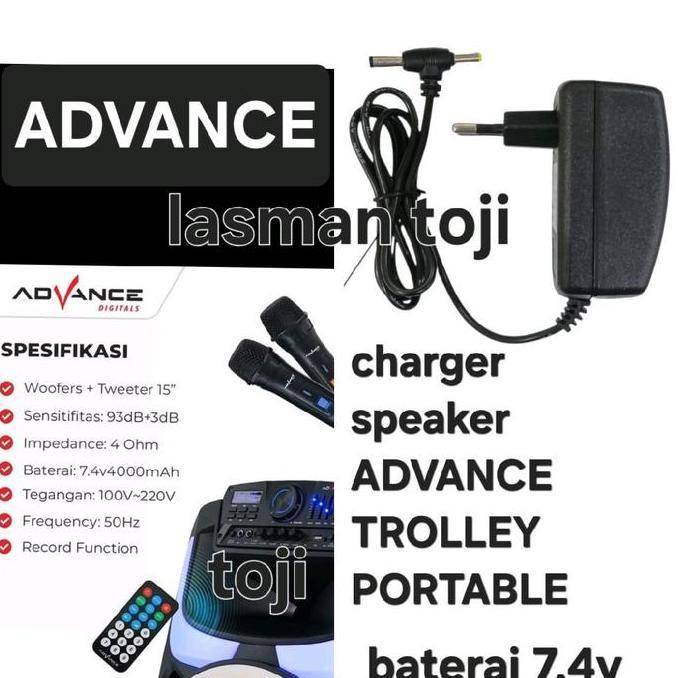 ( CHARGER  2A9V  ) ADAPTOR COLOKAN PSU  CARGER CASAN SPEAKER BLUETOOTH ADVANCE  TROLLEY  PORTABLE  B