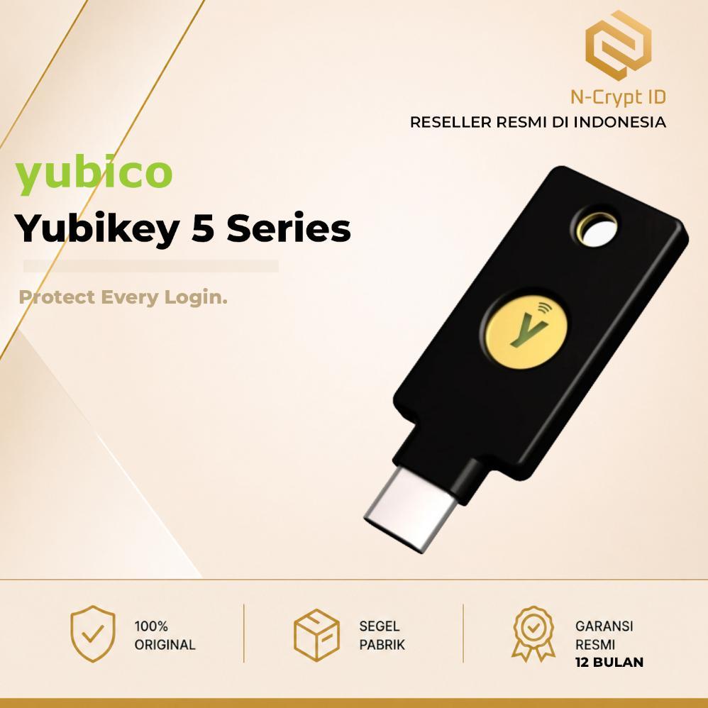 YubiKey Yubico 5 Series 5 5C NFC 5Ci FIDO2 U2F OTP USB-A USB-C Lightning