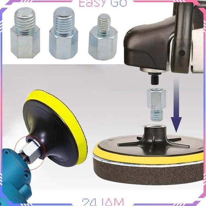 QYUISHOP Adaptor Gerinda Adaptor M14 Ke M10 / M16 Adaptor Konverter Gerinda Untuk Mesin Gergaji Alat