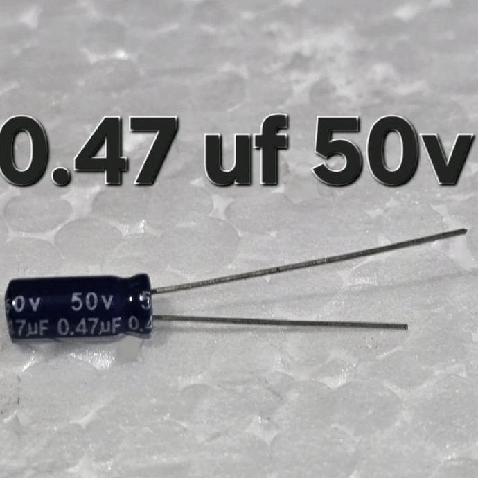 ( 0.47 UF 50V ) ELKO ELCO 0.47UF50V 50V0.47UF 0.47 UF MF MICRO MIKRO 50 V VOLT 474 50V 0,47 UF 0,47U