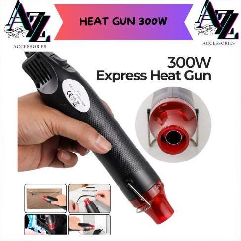 EYAMUY Taffware QST-220 Express Heat Gun Hot Air Vinyl 220V 300W Alat Pemanas Stiker Blower Uap Pana