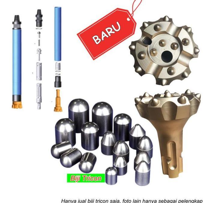 SUGIESTA Tricon 16 Carbide Mata Bor Sumur Tembus Batu Keras Bor Tanah Bor Batu