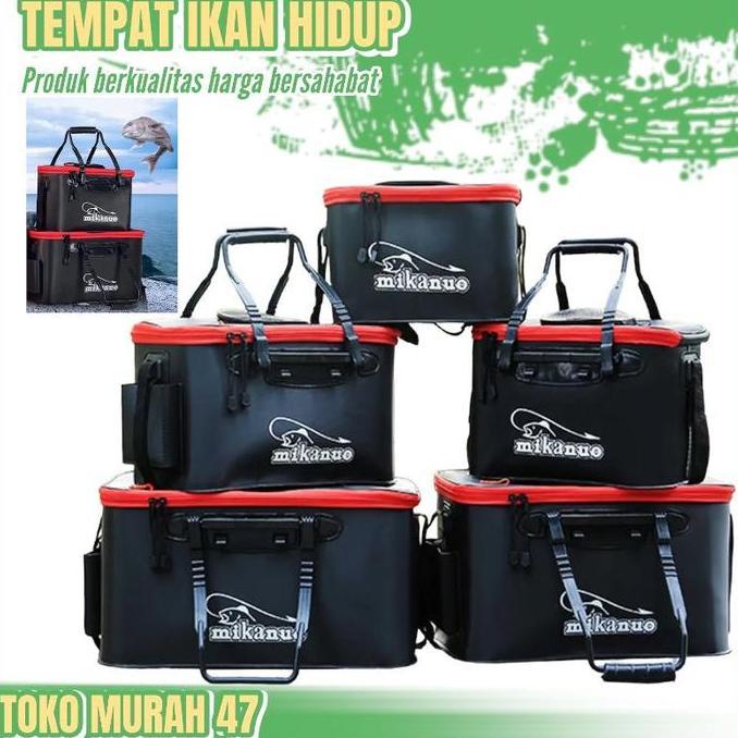 DV322 >> Tas Tempat Ikan Hidup Anti Bocor Tempat Udang Umpan Hidup Mancing Ikan
