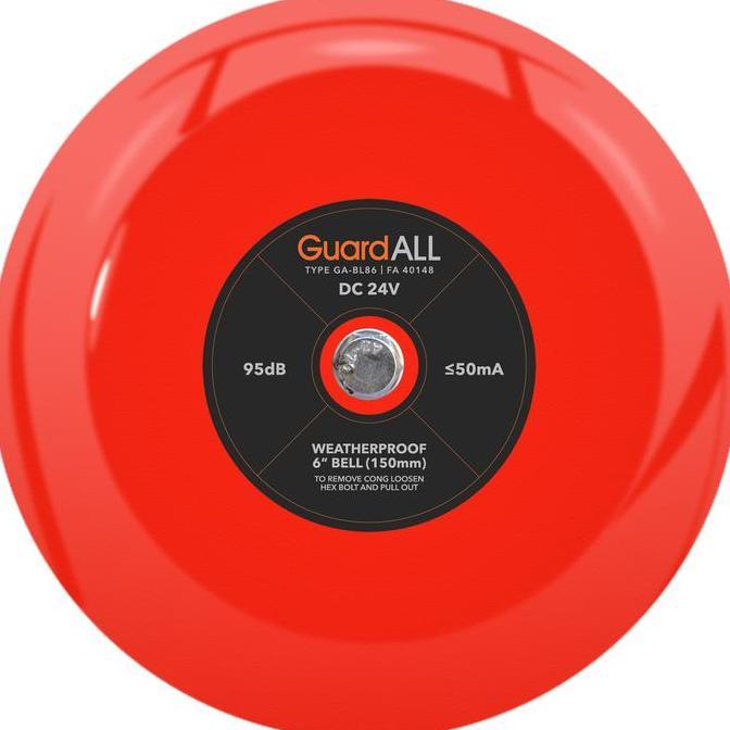 * Round Bell Alarm Bell Fire Alarm Bell Guardall Wheaterproof *
