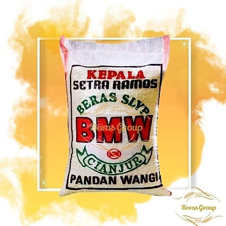 Stokready Beras Cianjur Cap Bmw 20Kg - Beras Bmw 20Kg Kualitas Premium