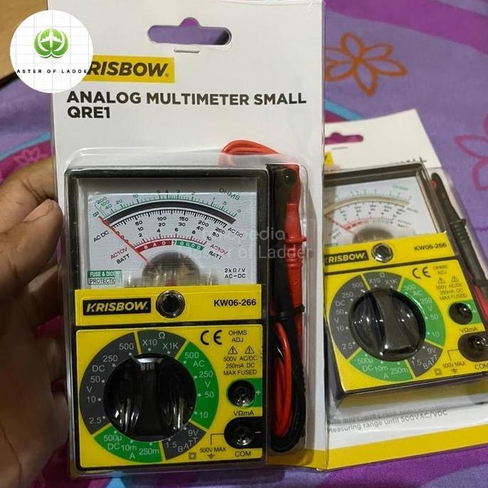 Krisbow Multimeter / Alat Ukur Multimeter Analog Kecil Terbaru 
