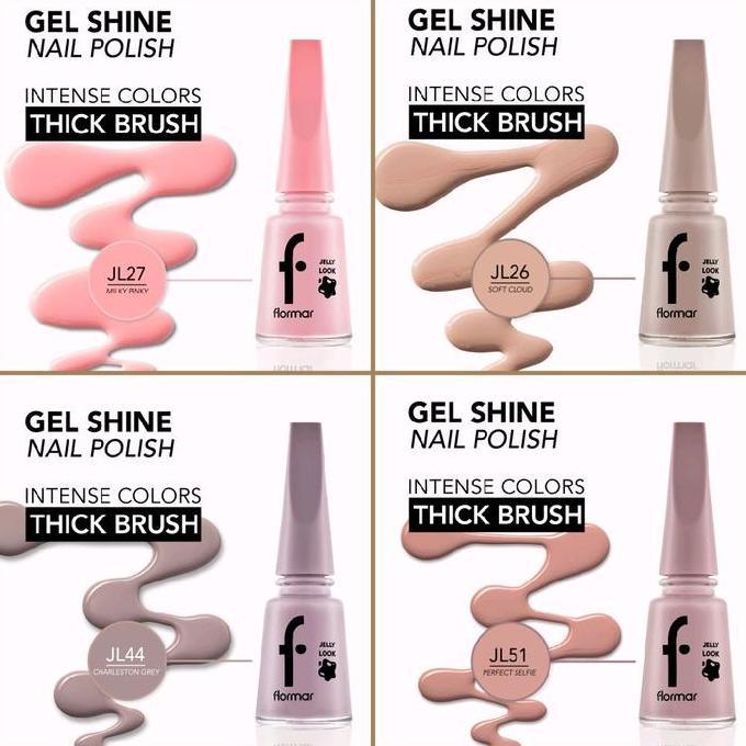 Pilihan - Kutek Jelly Look Flormar Nail Enamel L Flormar Turki Jelly Look Mengkilap