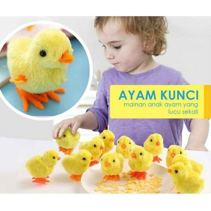 Mainan Anak Ayam Bebek Berjalan Tuas Putar Mainan Sensorik Motorik Anak  Mainan Ayam Anak Bayi Berja