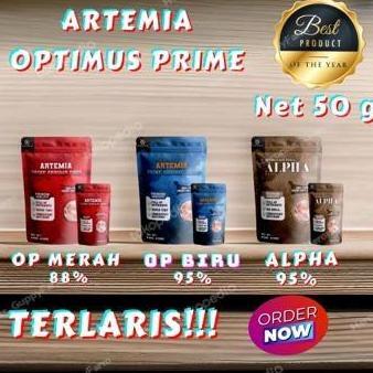 Artemia Optimus Prime Net 50 Gram/Alternatif Supreme Plus hidup