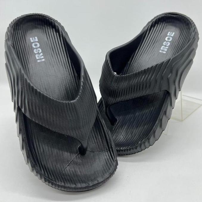 DI150 >> 382 Sandal Anak Laki-Laki Sandal Jepit Karet Pria Remaja Dewasa Hitam Polos Merek Irose Uku
