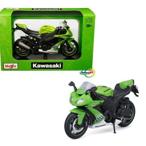 UNVC 32709GR - Maisto 1:12 Kawasaki Ninja ZX-10R Motorcycles