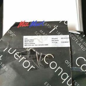 Kertas Conqueror ukr A4 100 gsm 1 PACK isi 250 lembar WHITE