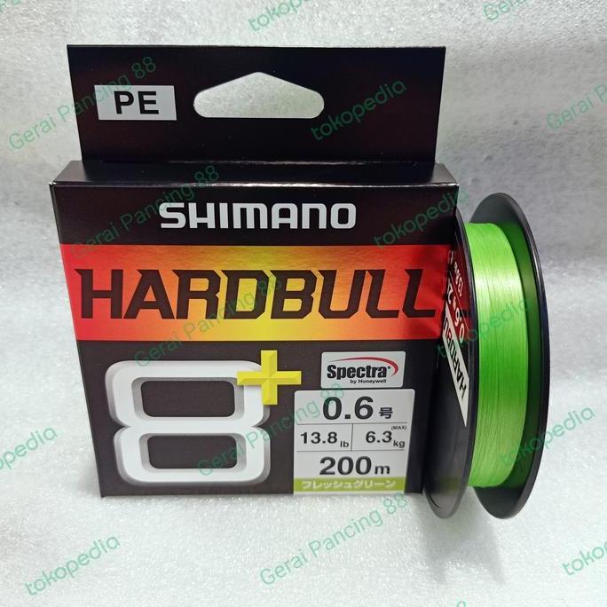 Best Seller SENAR SHIMANO PE  HARDBULL X8 PE 0.6 200M Berkualitas 100% original