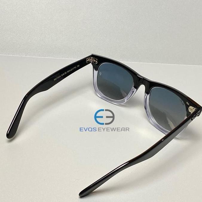 Kacamata Rayban Twotone wayfarer ferry maryadi hitam gradasi Lensa kaca BL USA 2140 Sunglasses Grafi