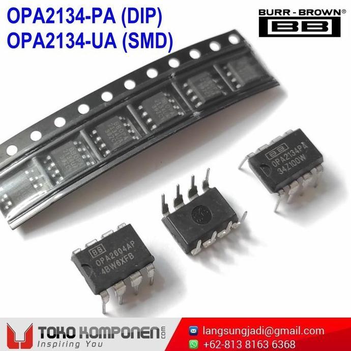 Acc- Opa2134Pa Dual Opamp - Opa2134 Opa2604 Ad823 Lm4562 Ne5532 Tl072