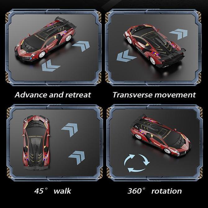 ISABELLA Mainan Mobil Remote Control / RC Mobil Sport Car Robot Transform / Remote Deformation Robot