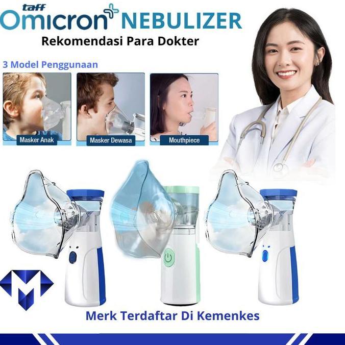 JAYTIXOW Nebulizer Alat Uap Terapi Bantu Pernapasan Mengencerkan Dahak Portabel Handheld Inhaler Asm