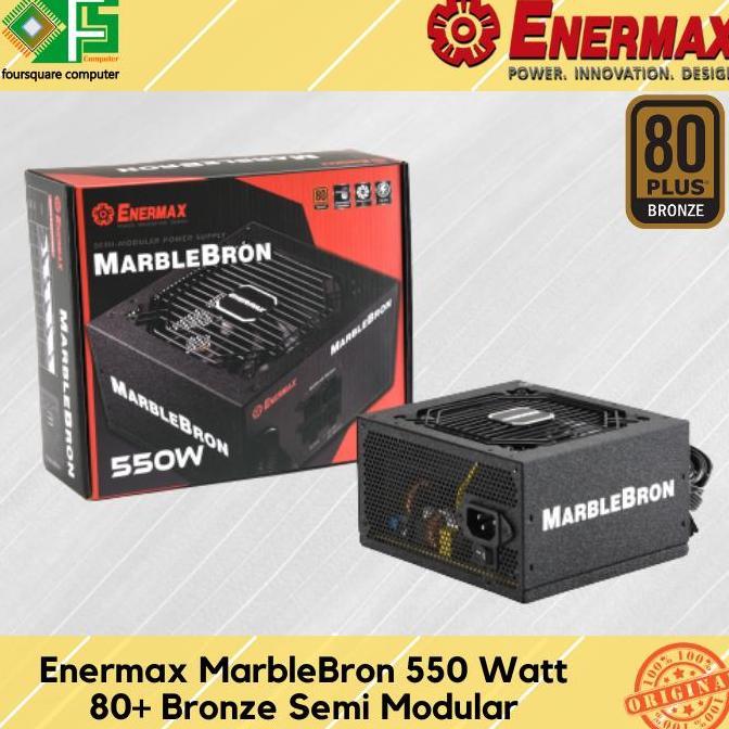 Enermax MarbleBron 550 Watt 80 Plus Bronze | PSU 550W 80+ Semi Modular