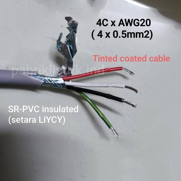 Promo Kabel Screen 4C X Awg20 Setara Liycy 4X0.5Mm 4 X 0.5 Mm Brand Ls Cable Cod