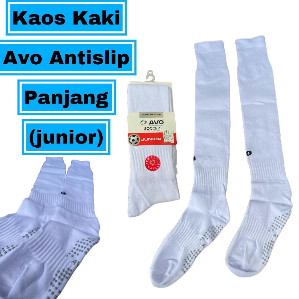 Harga Grosir Kaos Kaki Avo Anak Futsal Sepak Bola Junior Anti Slip Panjang Sambung Original