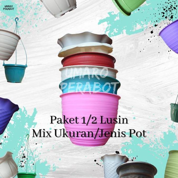 Paket Mix Pot 1/2 Lusin Umaro Perabot