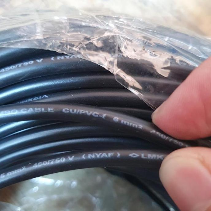 Promo Kabel Nyaf 6Mm Tunggal Serabut 6 Mm Eceran Cod