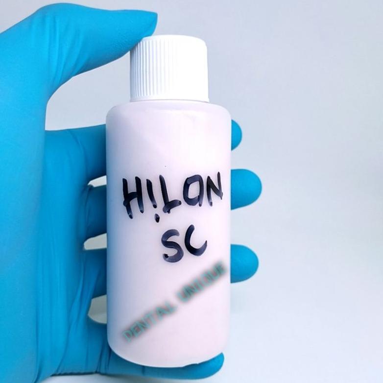 Hilon Botol 100ml Powder serat self curing  / Bahan Lem gusian Gigi palsu