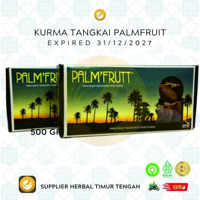 Grosir Kurma Tangkai Tunisia Palmfrutt Kemasan 500Gr Palmfruit
