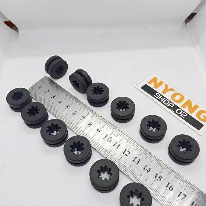 [ Paket 5 Pcs ] Karet Dudukan Lampu Depan Pcx Vario 125 150 Original