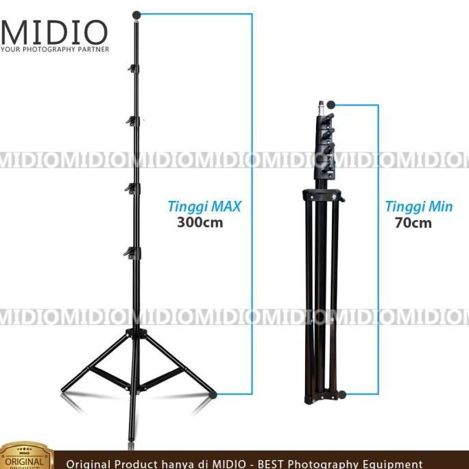 Tripod light stand studio foto midio 3 Meter