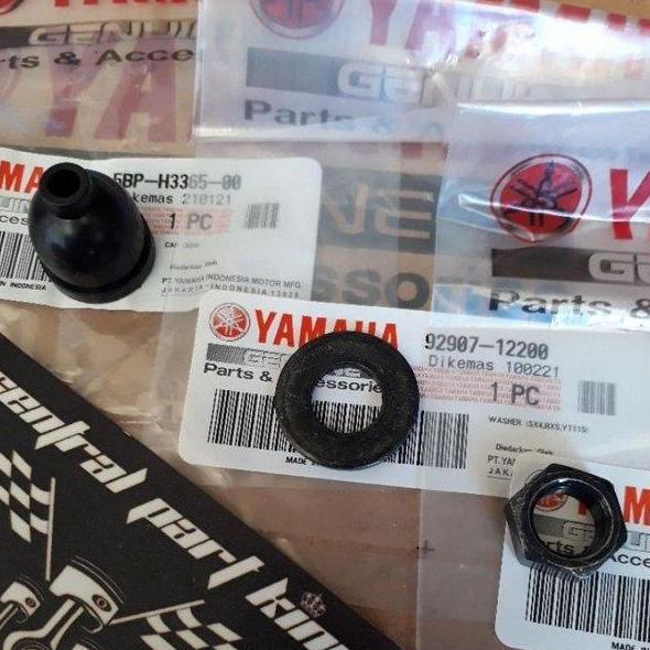 Mur Ring Karet Penutup Mur Lampu Sein Rx King Scorpio Original Ygp