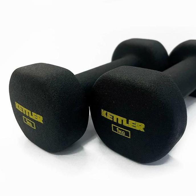 TERMURAH - Dumbell/Barbel/Dumbell Kettler/KETTLER Dumbell Neoprene(2Kg/Pair)Pink
