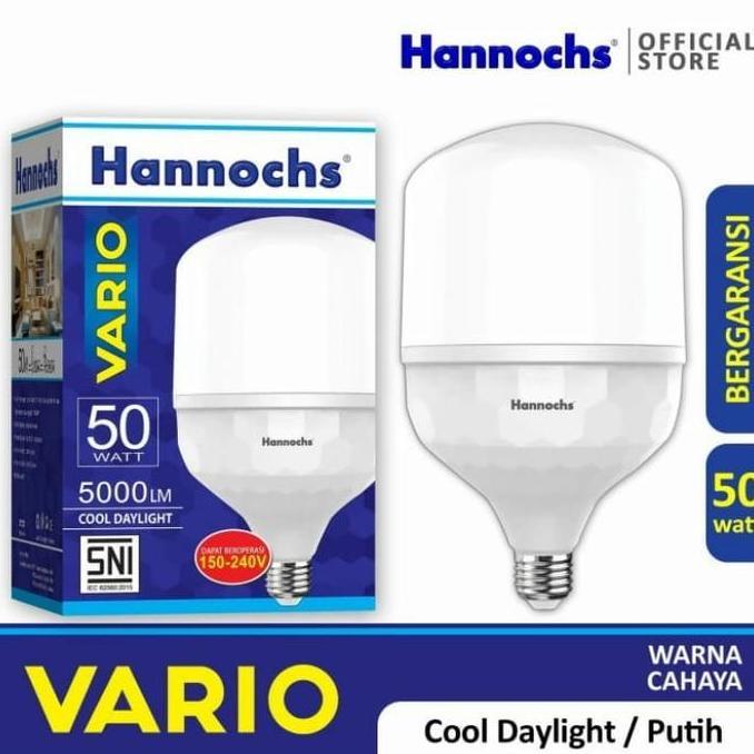 Raizo- Lampu Led Vario Jumbo 50W Hannochs Kotak Putih