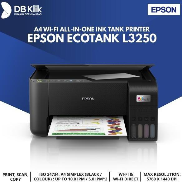 Printer EPSON EcoTank L3250 A4 All in One-EPSON L3250 Ink Tank Printer