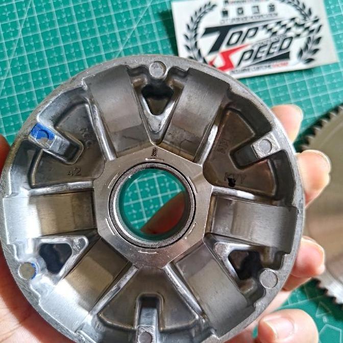 PULLEY CUSTOM BEAT FI STATER KASAR SCOOPY FI KASAR BUBUT DERAJAT KEROK JALUR