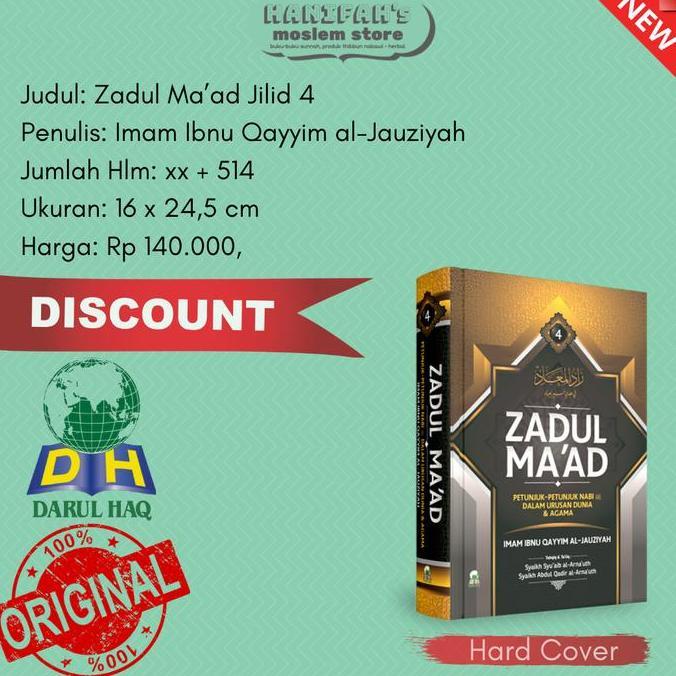 Zadul Maad / Zadul Ma Ad / Zadul Ma'ad Darul Haq Jilid 4 Original