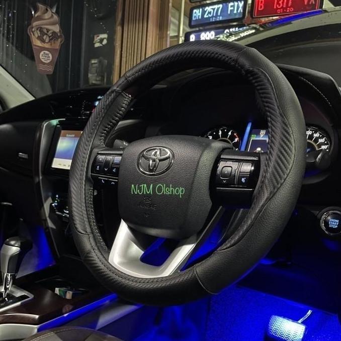 Sarung stir mobil fortuner - fortuner VRZ / cover stir pajero sport