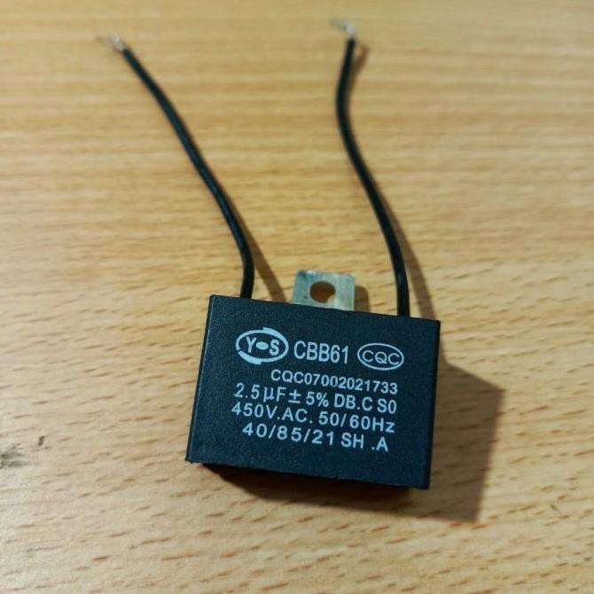 kapasitor kipas angin toshiba 2.5uf kabel
