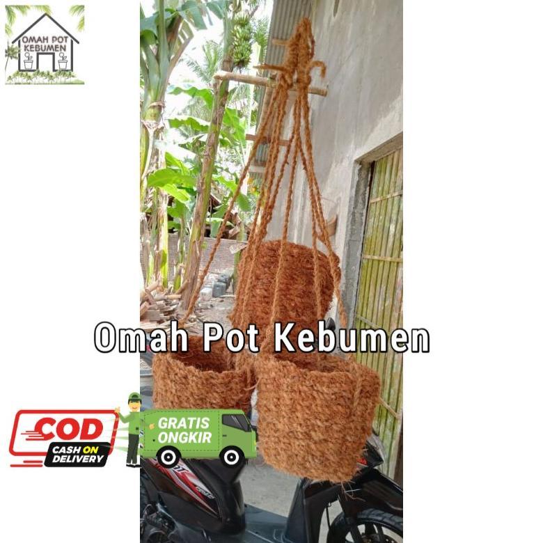 Readyyy Pot Anggrek Gantung/Pot sabut Kelapa/Pot Anggrek/Pot Serabut Kelapa/Media Tanaman Anggrek