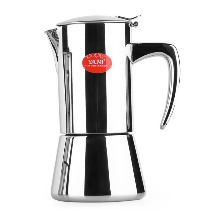 NEW YAMI Moka pot 6 Cup/ Moka pot Stainless (YM6001)